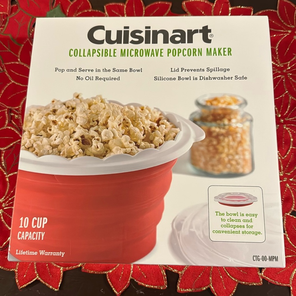 Cuisinart- Collapsible Microwave Popcorn Maker